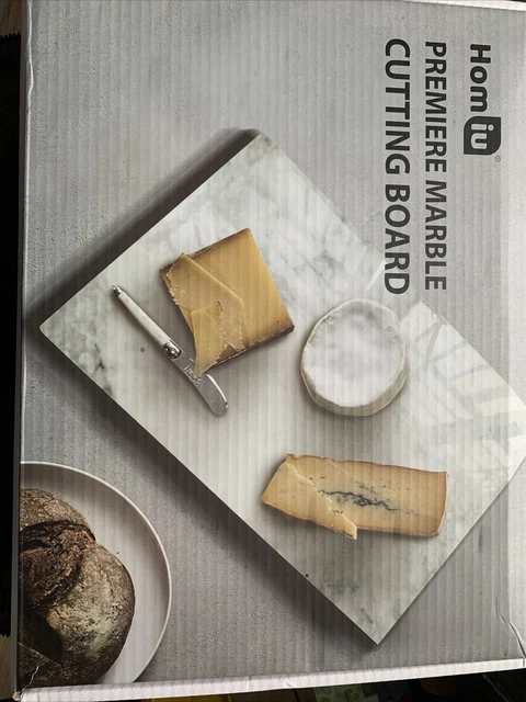 Homiu Chopping Serving Board White Marble Dishwasher Kitchen Tools Food Cheese