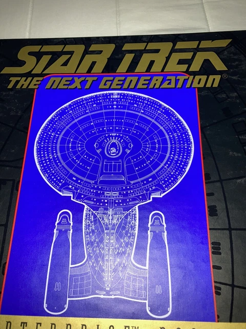STAR TREK THE Next Generation USS Enterprise ncc-1701-D BLUEPRINTS 1996 ...