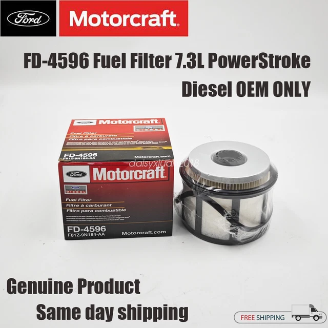 GENUINE FD4596 FUEL Filter Motorcraft Fit 19992007 7.3L PowerStroke