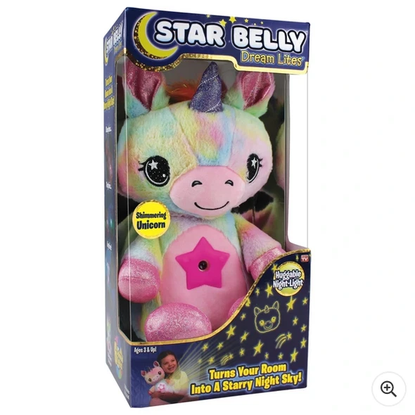 Estrella Vientre Sueño Lites - Arcoiris Unicornio