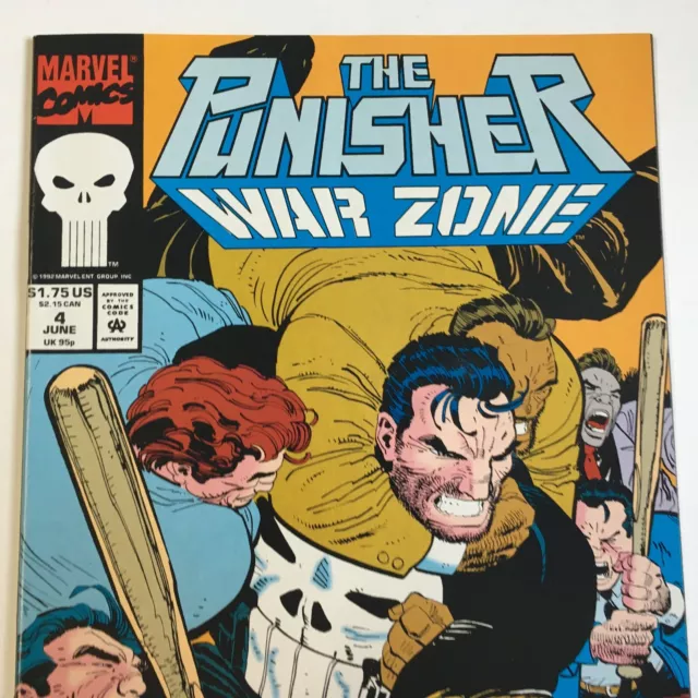 The Punisher War Zone #4 Marvel Comics VF/NM 1992 Romita Jr 2