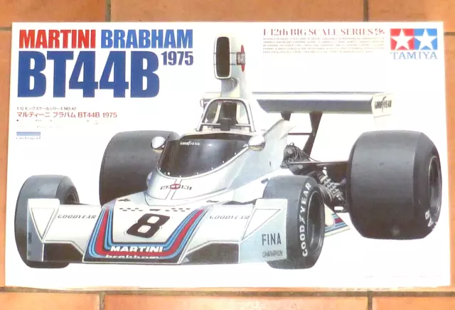 Maquette TAMIYA 12042 BRABHAM BT44 1975 PACE GP Big Scale 1/12 Model Kit F1 Car