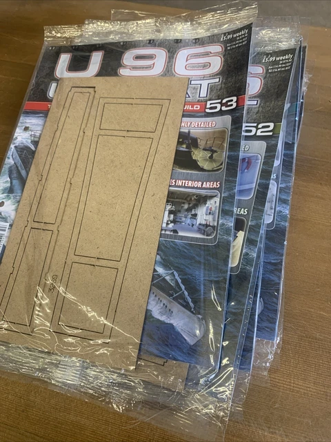 HACHETTE BUILD THE U 96 Model - Magazine & Model Parts - Issue 43-53 £ ...