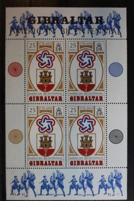 Gibraltar Block 2 mit 337 postfrisch #RR405