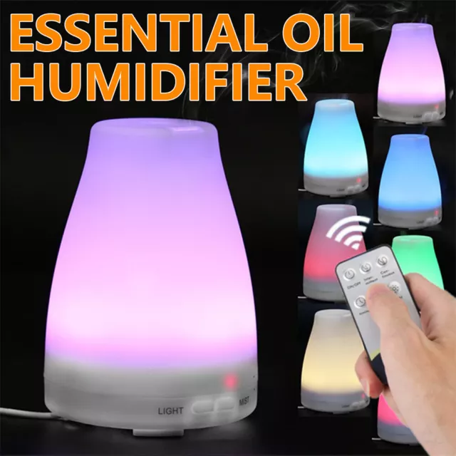 Essential Oil Humidifier Ultrasonic Air Diffuser Aroma Aromatherapy Air Purifier