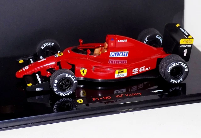 Miniature Ferrari 641 F1 Prost 1 Vainqueur GP de France 90 - francis miniatures