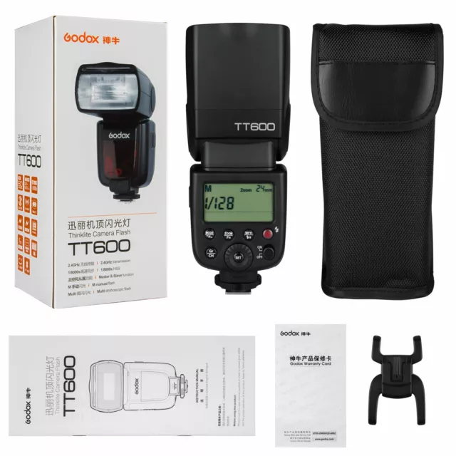 Godox TT600 2.4G Camera Flash Speedlite for Canon Nikon Pentax Olympus Fuji