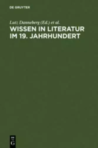 Wissen in Literatur im 19. Jahrhundert  3044