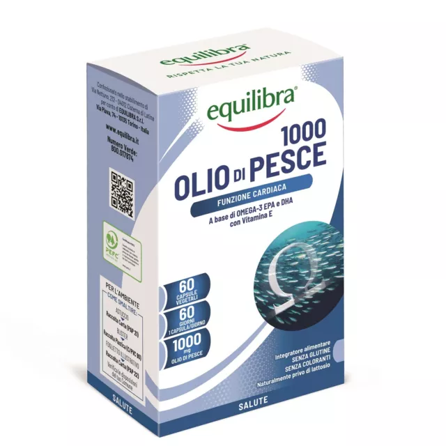 Olio Di Pesce 1000 Equilibra 60 Capsule Vegetali