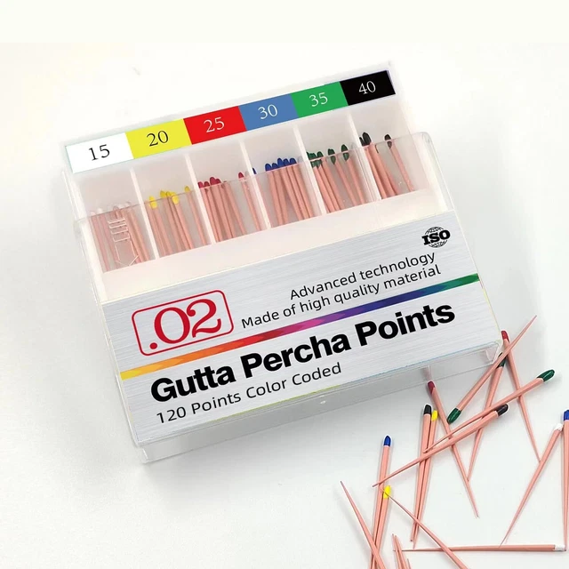 Dental Grade Gutta Percha Points by VASTMED