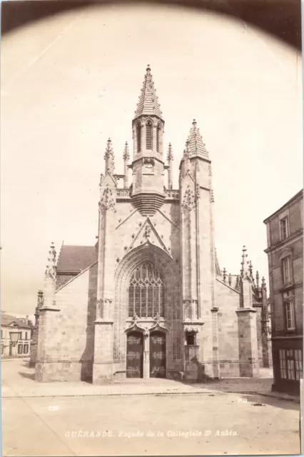 Neurdein, France, Guérande, Collegiate Church of St. Aubin, albumen print, ca.18