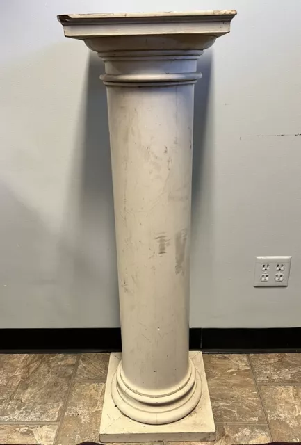 Antique Architectural Interior Room Divider Pillar Pine Column 42.25”
