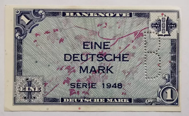 Eine Deutsche Mark Banknote, Serie 1948