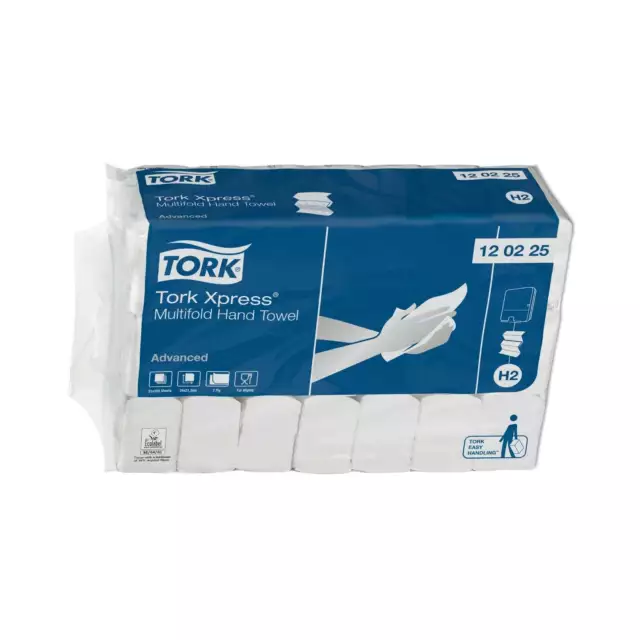 Tork Xpress Multifold Hand Towel White 2Ply - 120225 - Case of 21 x 180m - 3780