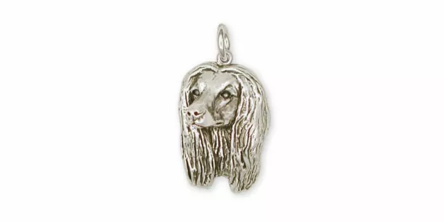 Afghan Hound Charm Jewelry Sterling Silver Handmade Dog Charm AF4-C