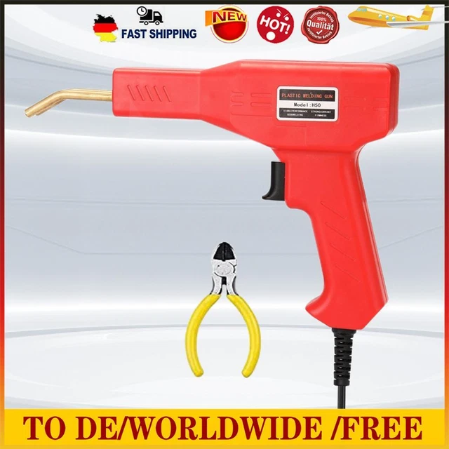 50W Autostoßstangen-Reparaturset Heißtacker Auto-Kunststoff-Reparaturwerkzeuge (
