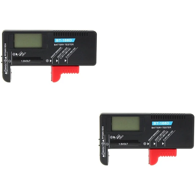 2 pz tester cella batteria 9 V tester batteria tester batteria
