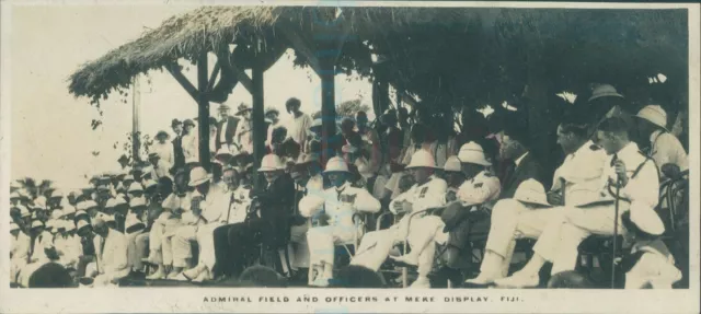 1925 Original photo Admiral Field Officers SpSq Meke Fiji British Empire cruise