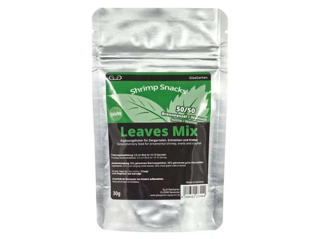 GlasGarten Shrimp Snacks Leave Mix Food 30g