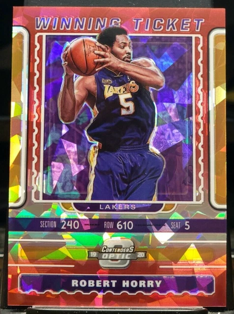 2019-20 Contenders Optic Red Cracked Ice Prizm Winning Ticket Robert Horry #3