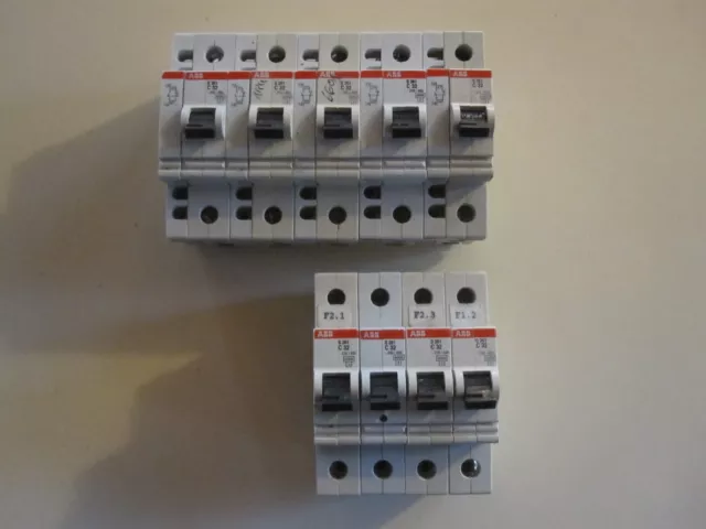 9 interruttori di protezione linea ABB C32 S261 fusibile automatico fusibile contatto ausiliario