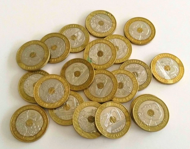 Lot 20 Pieces 20 Francs France Commemoratives Ref78412