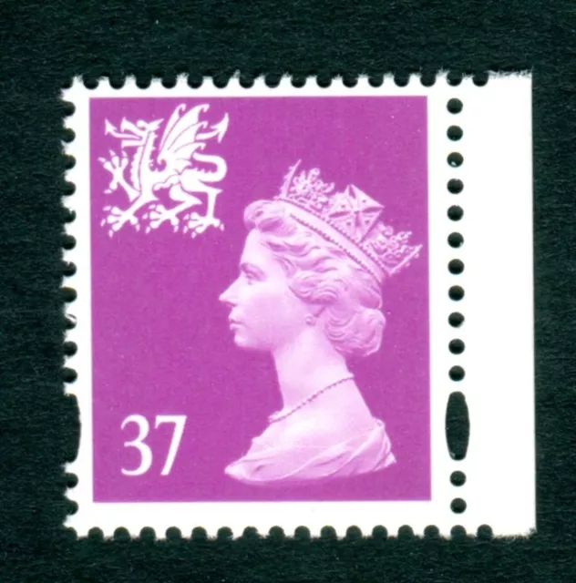 SG W81 37p Bright Mauve Wales Regional Machin Definitive. 2 Bands p14 UM