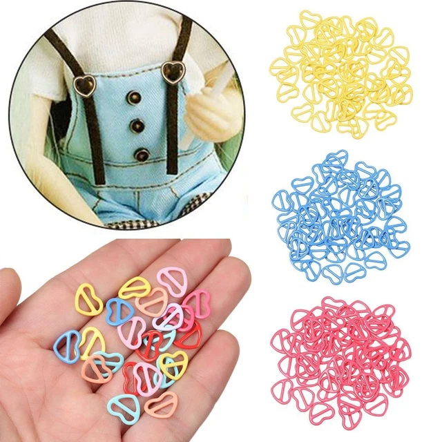 Muñecas bolsillos accesorios hágalo usted mismo muñecas hebillas hebilla tri-glide cinturón botones
