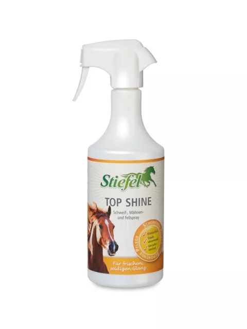 Pferde Schweif-, Mähnen- und Fellspray TOP SHINE Stiefel 750ml (17,27EUR/L)