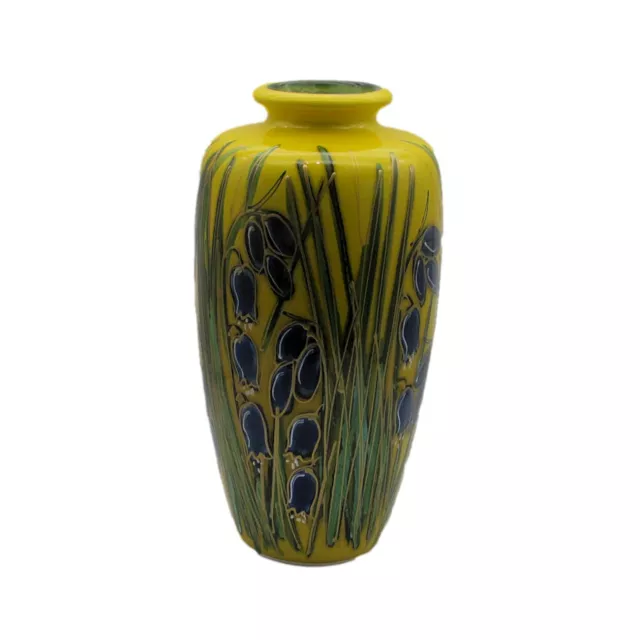 Anita Harris Art Pottery 22cm Vase Bluebell Design