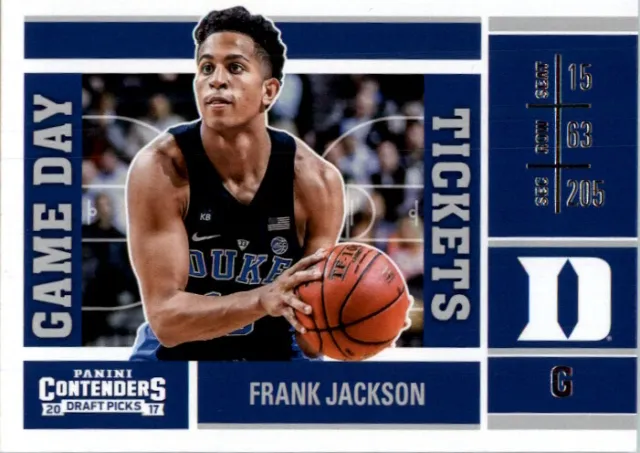 2017-18 Panini Contenders Draft Picks Game Day Tickets #22 Frank Jackson