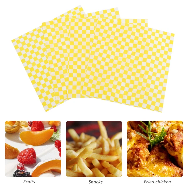 50 Sheets Food Wrap Paper Deli Greaseproof Paper Sandwich Cake Wrappers Liners 2