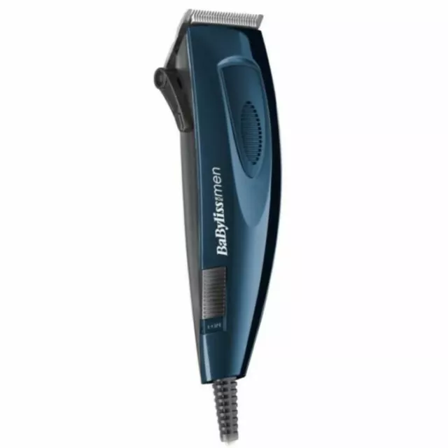 BaByliss E695E Tondeuse Cheveux et Corps pour Homme - Bleue 8 guides 5 positions 3