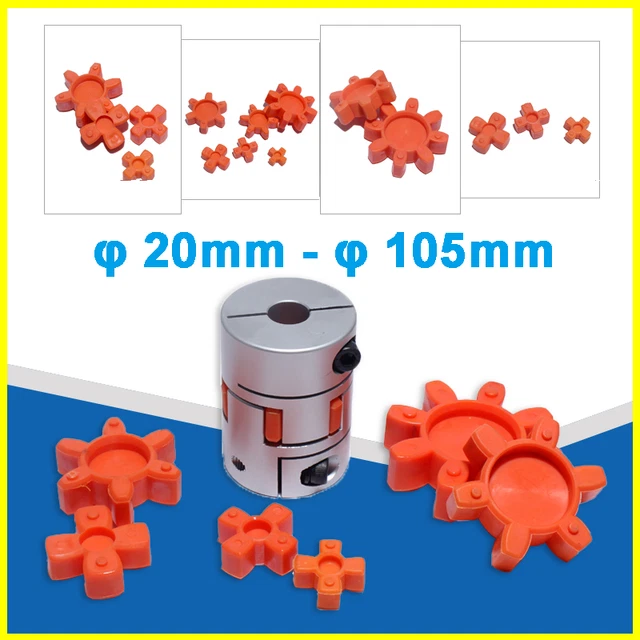 Rotex Spider Coupling Element Insert Dia. 20-105mm For Coupling Torx Pad Damping