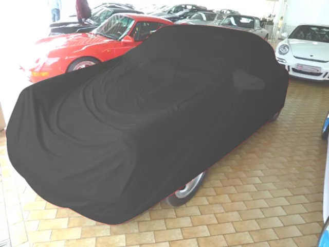 Movendi Schutzdecke Car-Cover Satin Black mit Spiegeltaschen für Porsche 911
