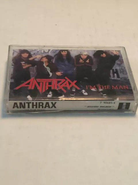 Tested Cassette Tape - Anthrax I'm the Man - 1987 Free Shipping