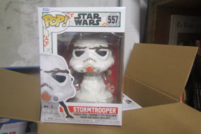 figurine star wars holiday stormtrooper POP n°557 édition  star wars