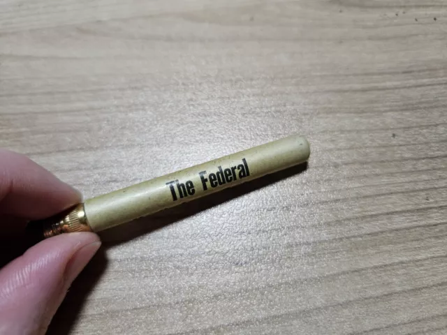 Vintage The Federal North Iowa Grain Co Advertising Bullet Pencil 2