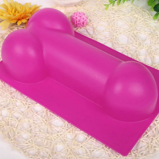 Large bachelorette Party Silicone Penis Cake Mold Chocolate 10 Dick Shape  Adult