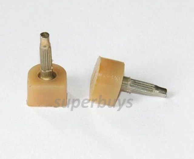 8 Puntali In Gomma Beige Per Tacco A Spillo 13x15mm - Riparazione Tacchi Scarpe