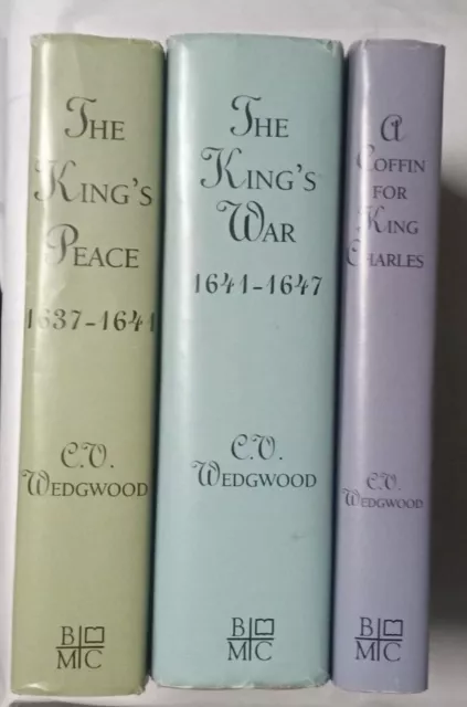 The Great Rebellion 3 Vol. Ser by C.V. Wedgwood 1991 Book of the Month Club Ed.