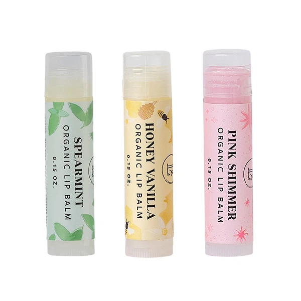 Lemongrass Spa LIP BALM(new) PICK YOUR FLAVOR - .15 OZ.