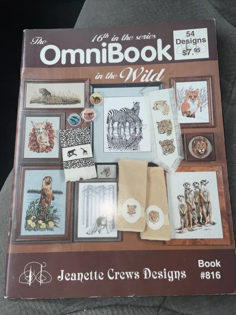 The OmniBook In The Wild Cross Stitch by Jeanette Crews Designs Book 816