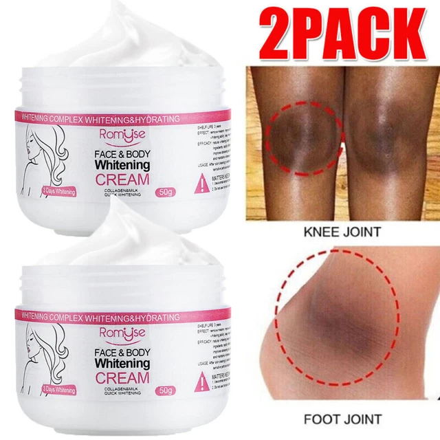 3 Days Dark Skin Permanent Bleaching Cream Whitening Lightening for Face & Body
