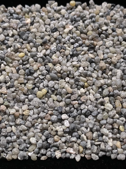 Lot De Diamants Bruts Naturels 100% Non Taillés – 10+ Carats – Pour Bijoux