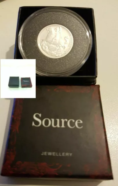 1st FULL SILVER SOVEREIGN  2019 .999% REAL COIN-UK EDITION- INVEST NOW-BOXED