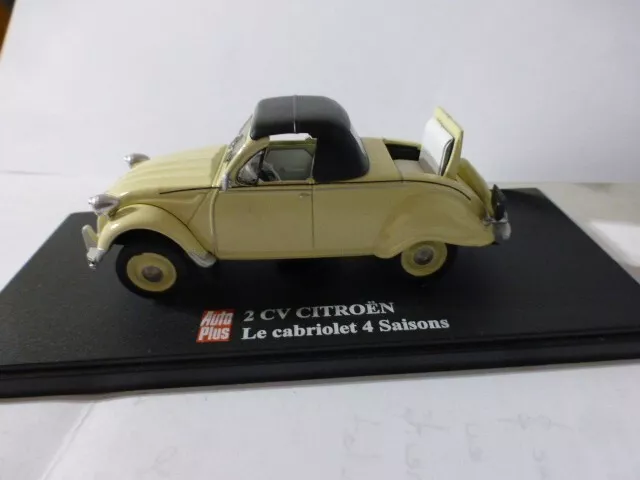 VOITURE DE COLLECTION  1/43 " - 2CV CITROEN    " Le Cabriolet des 4 Saisons "