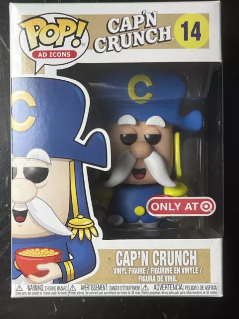 Funko Pop! Ad Icons # 14 Cap'N Crunch Cereal Quaker Oats - Target Exclusive