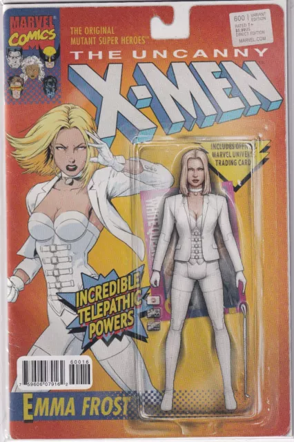 Uncanny X-Men (2016) #600 Emma Frost Action Figure Variant NM Marvel Comics