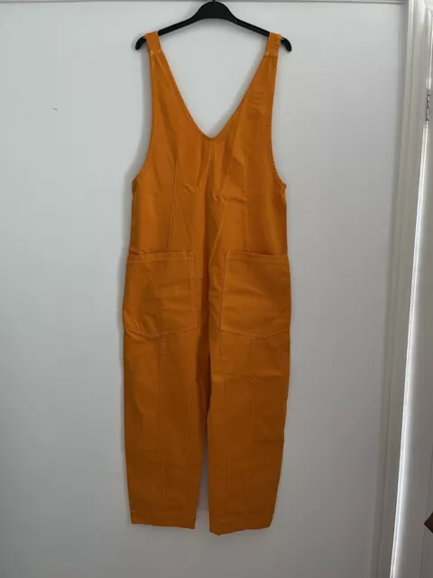 Free People We The Free High Roller Cropped Jumpsuit Orange Size XS BNWOT